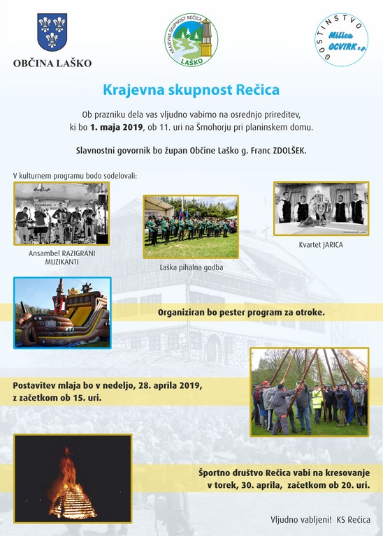 KS Rečica letak 1.maj 2019