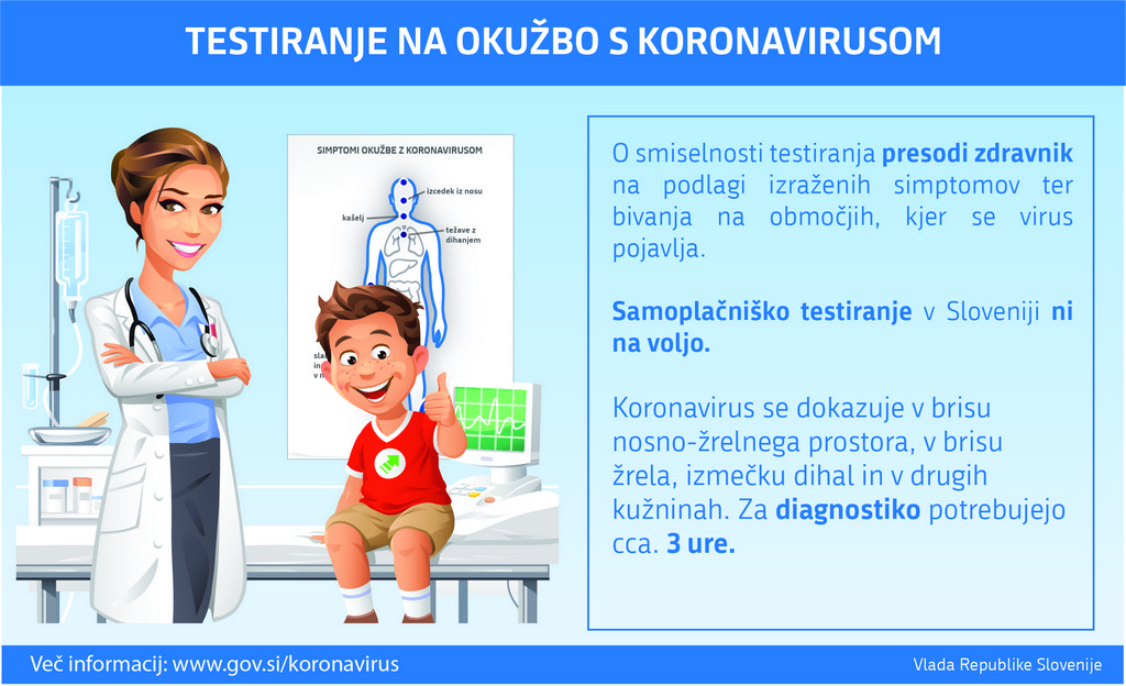 UKOM testiranje na okužbo s koronavirusom