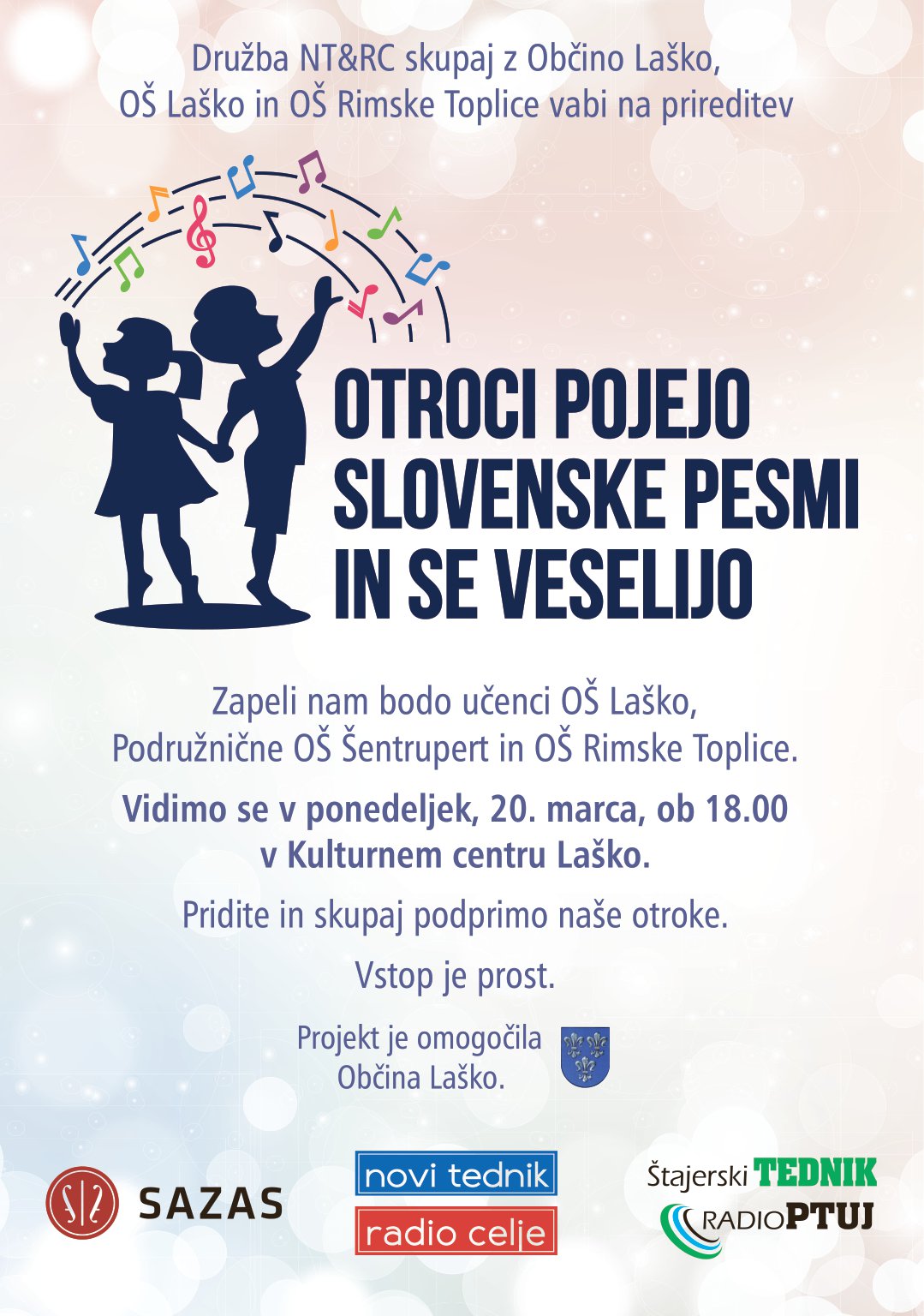 Otroci pojejo Laški bilten nov